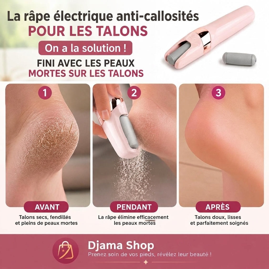 Râpe électrique anti-callosité