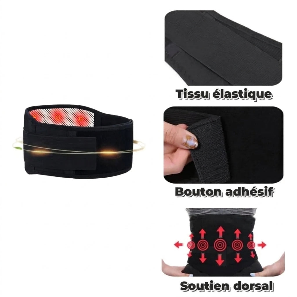 Ceinture lombaire autochauffante