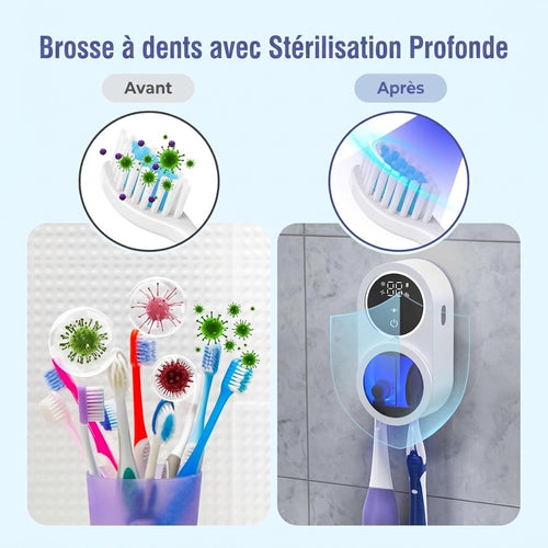 Désinfecteur UV Intelligent Numerique  pour Brosse à Dents