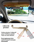 pare-soleil anti-éblouissement jour & nuit pour voiture,